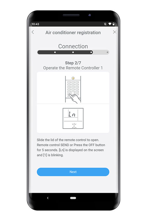 Press the WPS button on the WLAN router that you are connecting to. Refer to the operating manual of the WLAN router for the location of the button and how to press it.